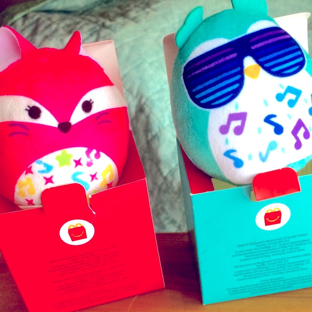 McD  Squishmallows:  FiFi and Windston
